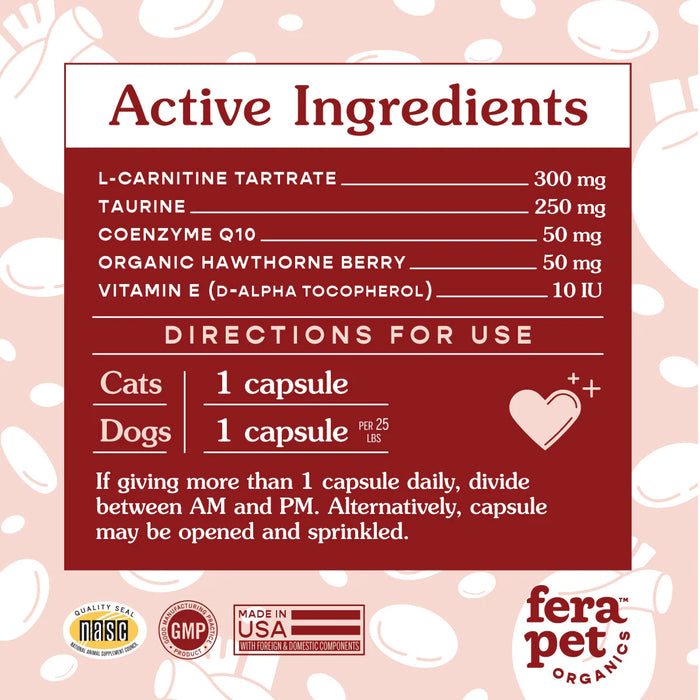 Fera Pet Organics Cardiac Support For Dogs & Cats