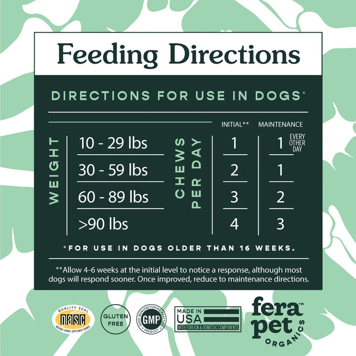 Fera Pet Organics Hip + Joint Support For Dogs