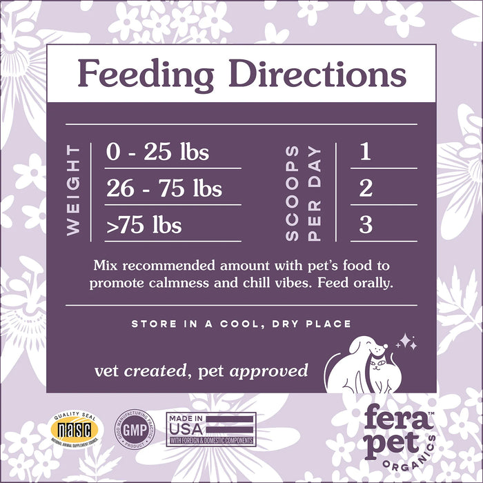 Fera Pet Organics Calming Support For Dogs & Cats