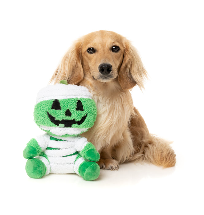 [HALLOWEEN 🎃 👻 ] 15% OFF: FuzzYard Jack-O-Chan Mummy Plush Dog Toy