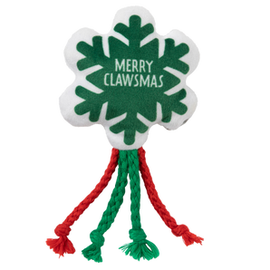 15% OFF: FuzzYard Happy Clawsmas Snowflake Cat Toy