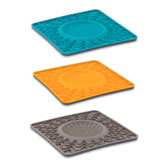 10% OFF: Messy Mutts Orange Framed "Spill Resistant" Silicone Licking Bowl Mat