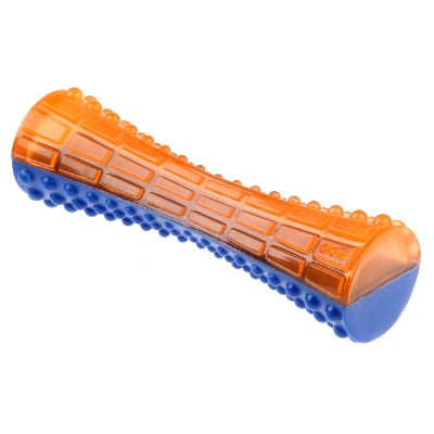 GiGwi "Push To Mute" Blue & Orange Johnny Stick Toy For Dogs