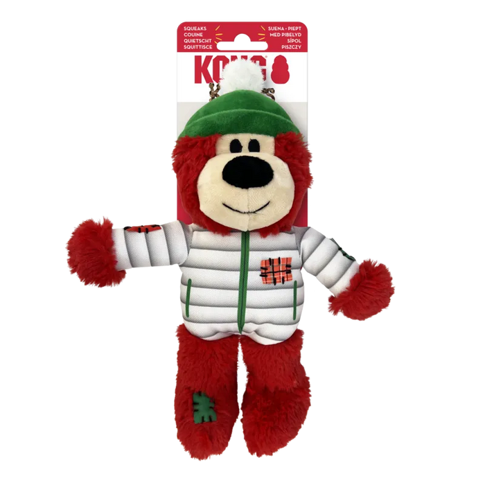 [CHRISTMAS🎄🎅 ] 20% OFF: Kong Holiday Wild Knots Bear Dog Toy (Assorted Design)
