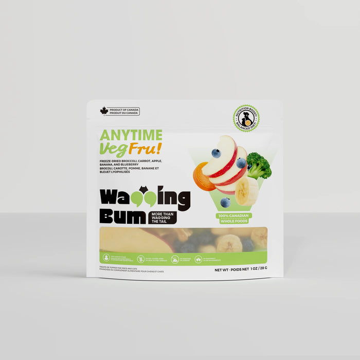 WaggingBum ANYTIME YOGURT! Freeze Dried Veggies & Fruits Yogurt For Dogs & Cats