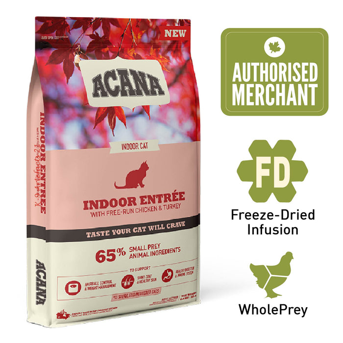 30% OFF: Acana Classics Freeze-Dried Coated Indoor Entrée Recipe Adult Dry Cat Food