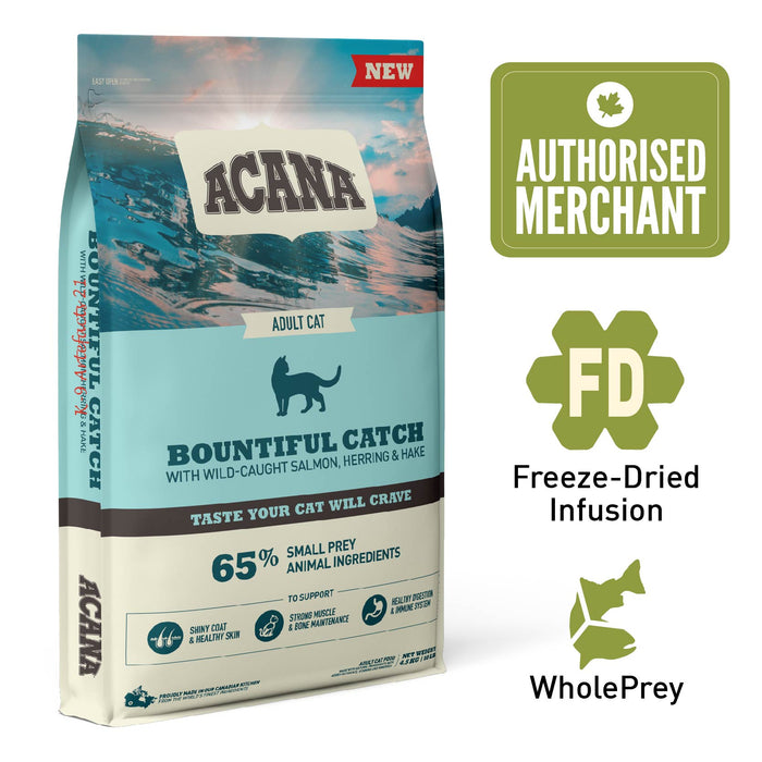 30% OFF: Acana Classics Freeze-Dried Coated Bountiful Catch Recipe Adult Dry Cat Food