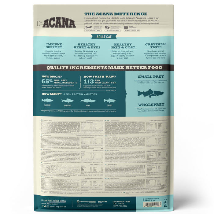30% OFF: Acana Classics Freeze-Dried Coated Bountiful Catch Recipe Adult Dry Cat Food
