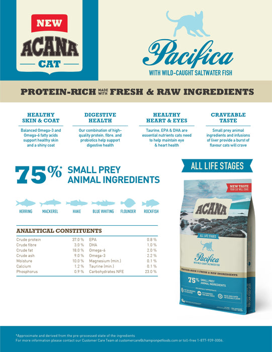 30% OFF: Acana Regionals Freeze-Dried Coated Pacifica Recipe Adult Dry Cat Food