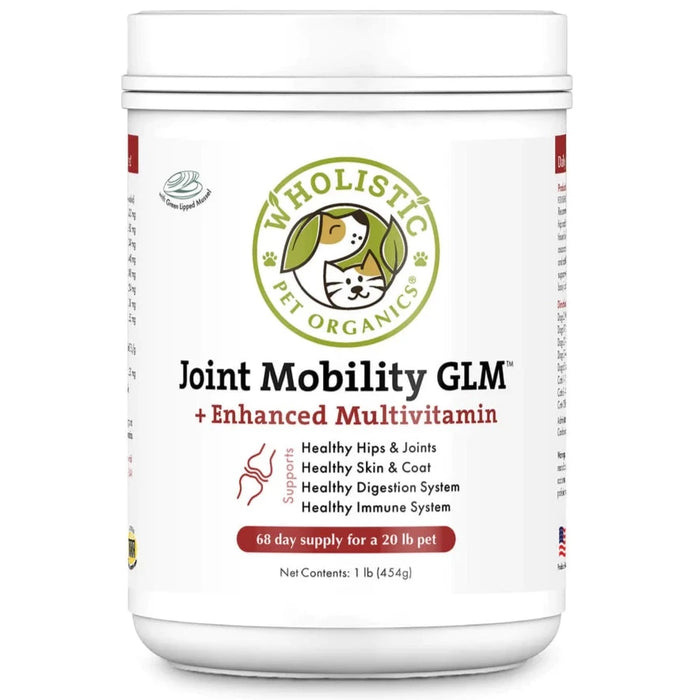 Wholistic Pet Organics Joint Mobility With Green Lipped Mussels For Dogs & Cats