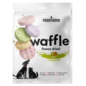30% OFF: Food For The Good Freeze-Dried Kiwi & Goat Milk Treats For Dogs & Cats