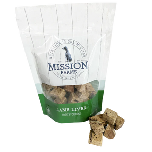 Mission Farms Freeze-Dried Lamb Liver Treats For Dogs
