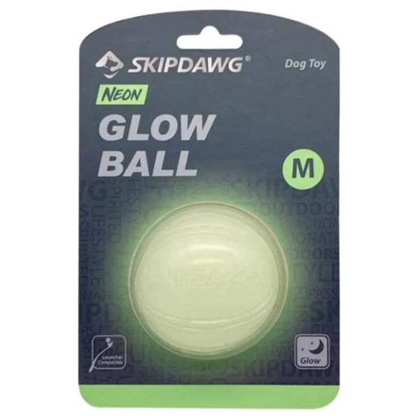 GiGwi SkipDawg Neon Glow Ball For Dogs
