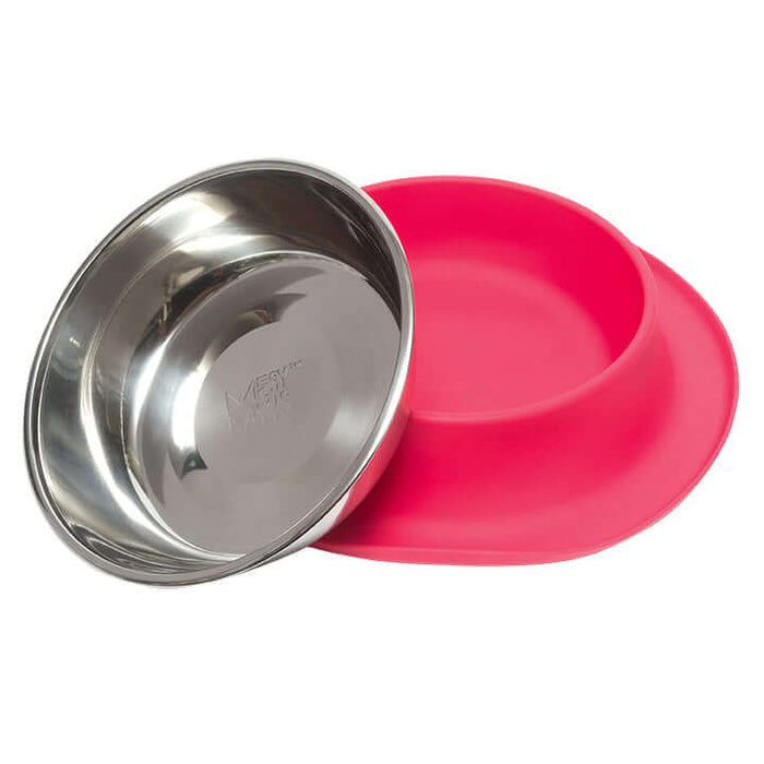 10% OFF: Messy Mutts Watermelon Single Silicone Feeder With Stainless Bowl