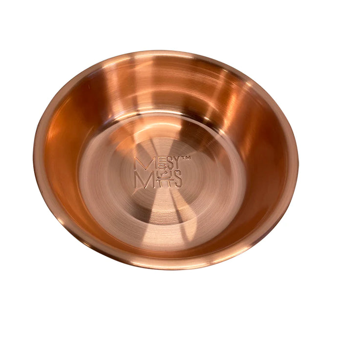 10% OFF: Messy Mutts Stainless Steel Copper Coloured Bowl (For Silicone Bowl Holders + Totally Pooched Feeders)