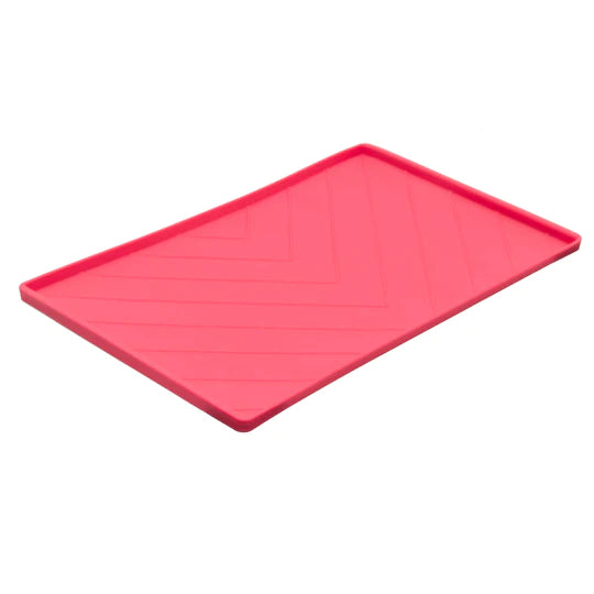 10% OFF: Messy Mutts Watermelon Silicone Non-Slip Dog Bowl Mat (With Raised Edge To Contain the Spills)