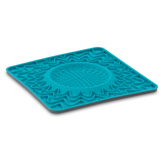 10% OFF: Messy Mutts Blue Framed "Spill Resistant" Silicone Licking Bowl Mat