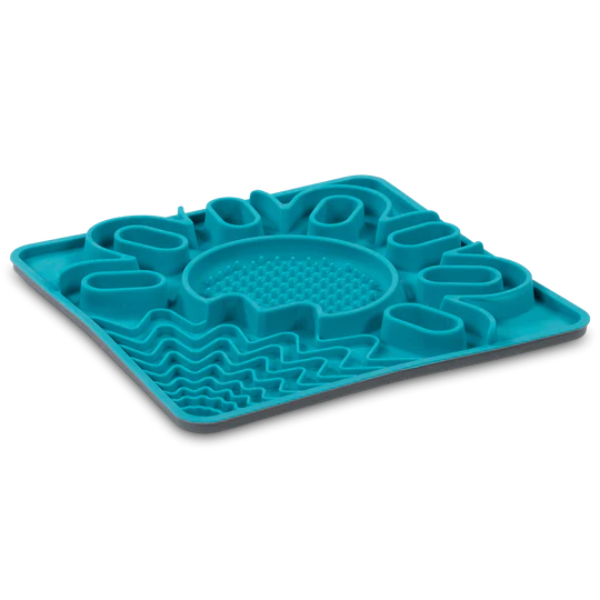 10% OFF: Messy Mutts Blue Framed "Spill Resistant" Multi Surface Licking Mat