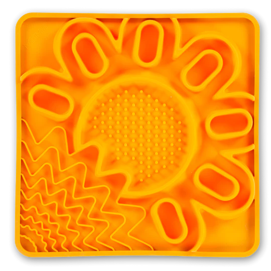 10% OFF: Messy Mutts Orange Framed "Spill Resistant" Multi Surface Licking Mat