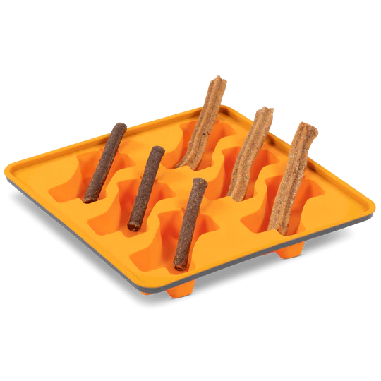 10% OFF: Messy Mutts Orange Framed 'Spill Resistant" Silicone Popsicle Mold