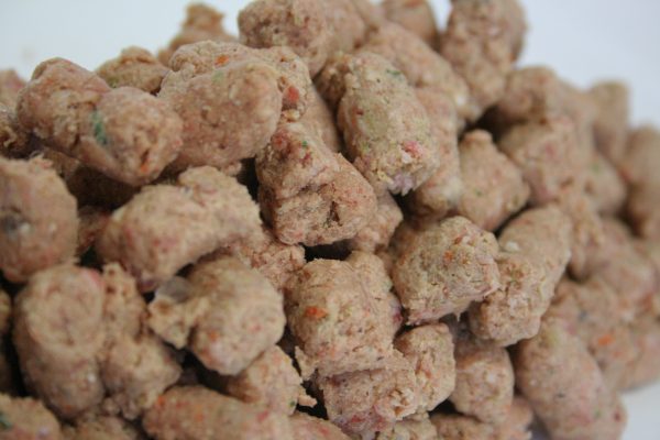 OC Raw Freeze Dried Raw Meaty Rox Rabbit & Produce Recipe For Dogs