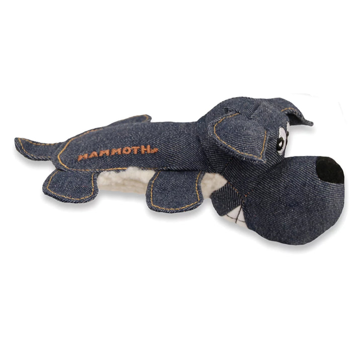 Mammoth Squeakies Dogs Vintage Denim With Lambswool Toy For Dogs