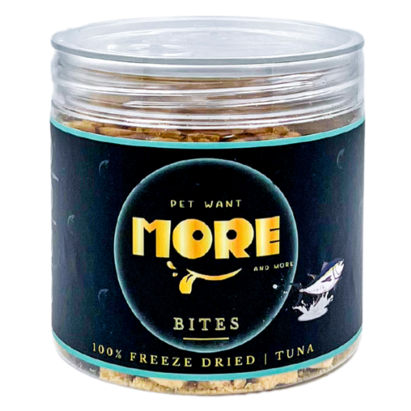 MORE Freeze Dried Tuna Bites Treats For Dogs