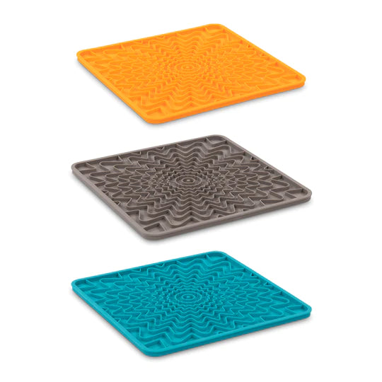 10% OFF: Messy Mutts Orange Framed "Spill Resistant" Silicone Licking Mat