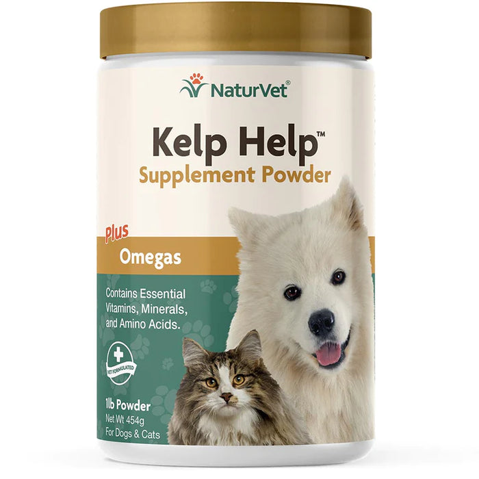 20% OFF: NaturVet Kelp Help Powder Plus Omegas For Dogs & Cats