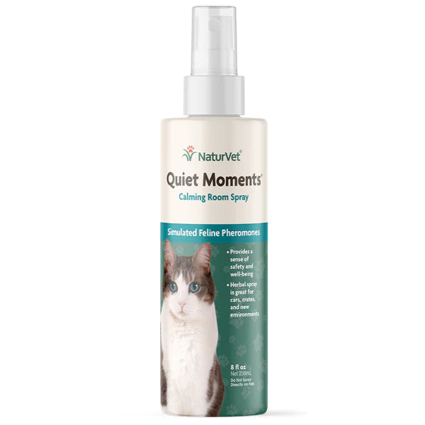 20% OFF: NaturVet Quiet Moments Herbal Calming Spray For Cats