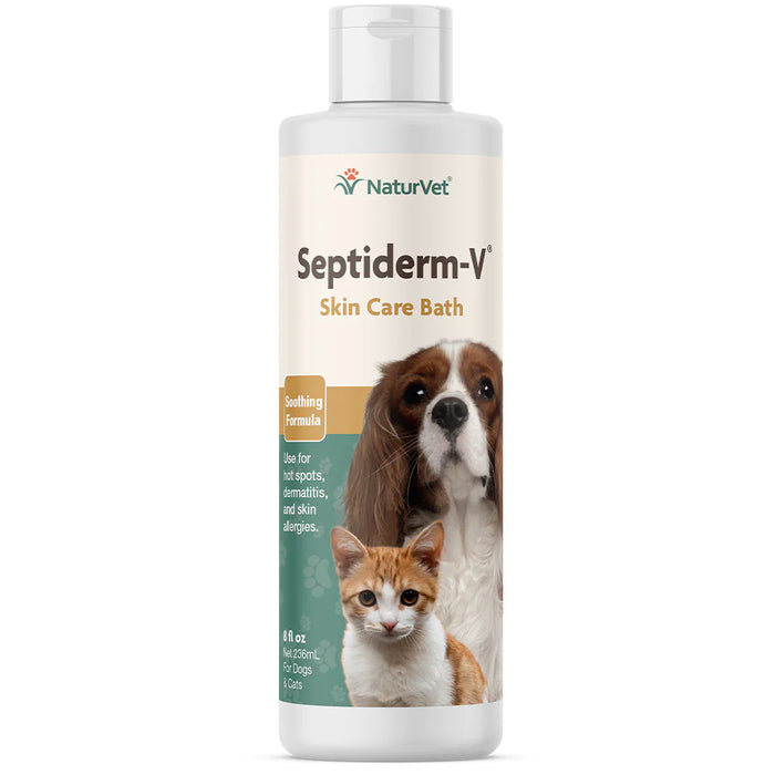 20% OFF: NaturVet Septiderm-V® Soothing Formula Skin Care Bath For Dogs & Cats