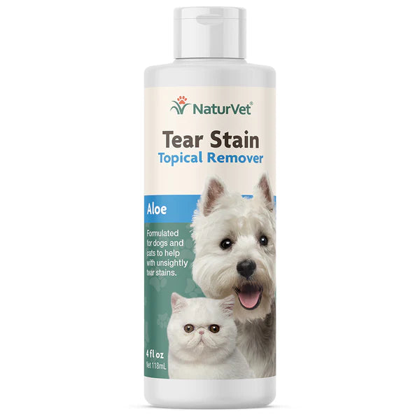 20 OFF NaturVet Tear Stain Topical Remover Plus Aloe For Dogs Cats