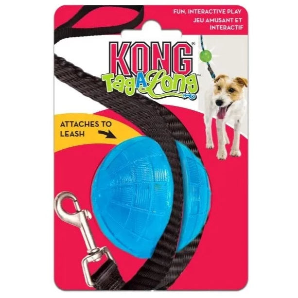 20% OFF: Kong® TagALong Ball Dog Toy (Assorted Colour)