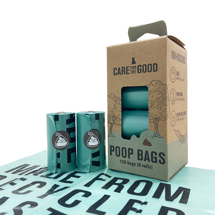 Care For The Good Poop Bags (120 Bags: 8 Rolls of 15 Bags)