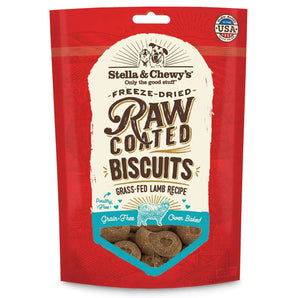 Stella & Chewy's Grass-Fed Lamb Recipe Raw Coated Biscuits For Dogs