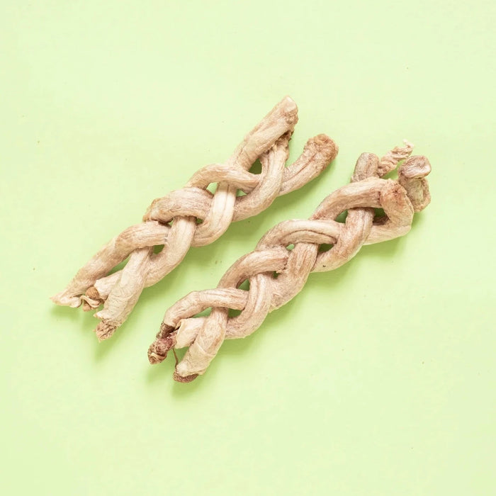 WildChow Freeze Dried Lamb Pizzle Braid Treats For Dogs