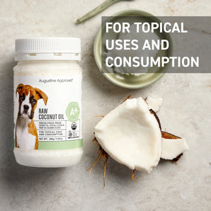 Augustine Approved Certified Organic Raw Coconut Oil for Dogs & Cats