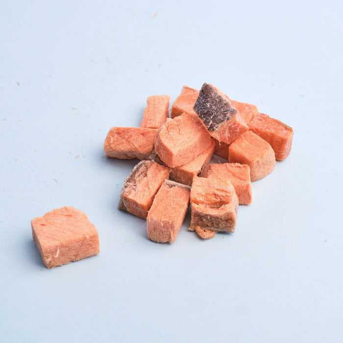 WildChow Freeze Dried Salmon Bites Treats For Dogs & Cats