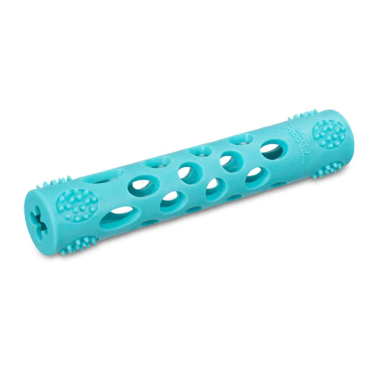 10% OFF: Messy Mutts Teal Totally Pooched Huff'n Puff Stick Dog Toy