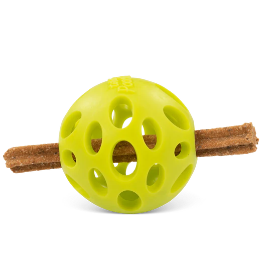 10% OFF: Messy Mutts Green Totally Pooched Huff'n Puff Dog Ball Dog Toy
