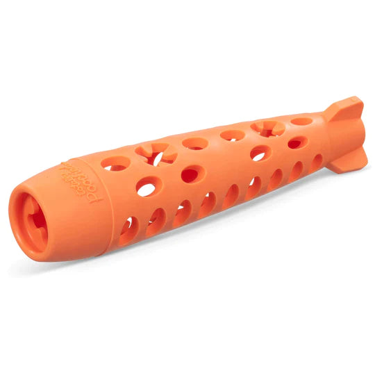 10% OFF: Messy Mutts Orange Totally Pooched Stuff'n Chew Bully + Chew Stick Treat Holder Dog Toy
