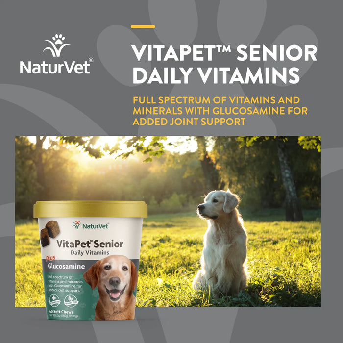 20% OFF: NaturVet VitaPet™ Senior Daily Vitamins Soft Chews For Dogs