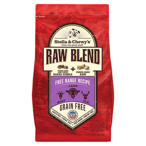 15% OFF: Stella & Chewy’s Grain-Free Raw Blend (Raw Coated Baked Kibble + Freeze-Dried Meal Mixers) Free Range Recipe Dry Dog Food