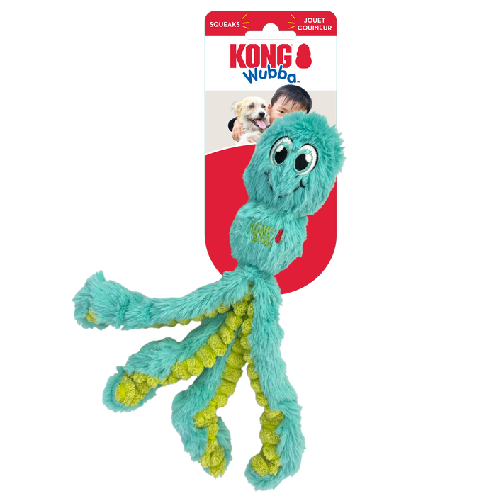 20% OFF: Kong® Wubba Octopus Dog Toy (Assorted Colours)
