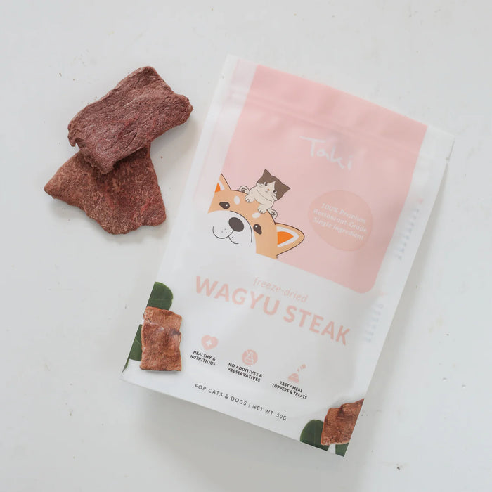 10% OFF: Taki Freeze Dried Wagyu Steak Treats For Dogs & Cats