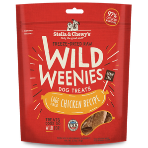 Stella & Chewy’s Freeze-Dried Raw Wild Weenies Cage-Free Chicken Recipe Dog Treats