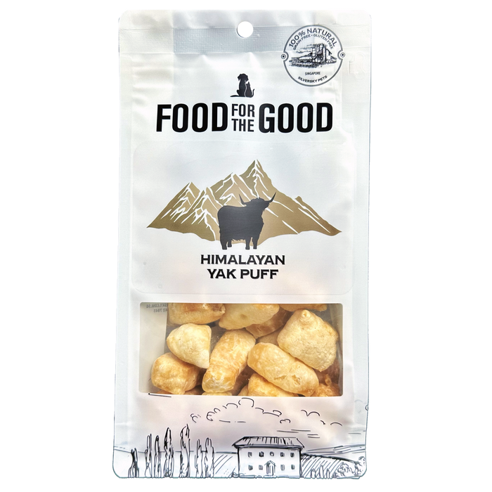 25% OFF: Food For The Good Himalayan Yak Puff Treats For Dogs