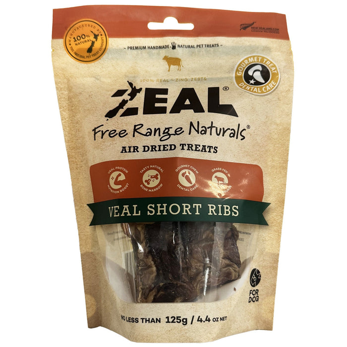 Zeal Free Range Naturals Veal Short Ribs For Dogs