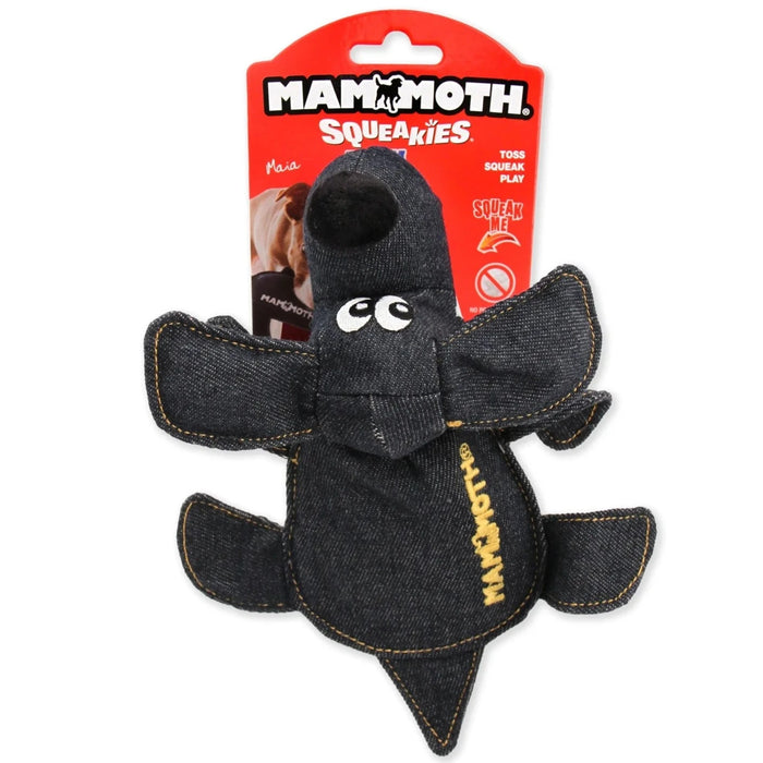 Mammoth Squeakies Dogs Vintage Denim With Lambswool Toy For Dogs