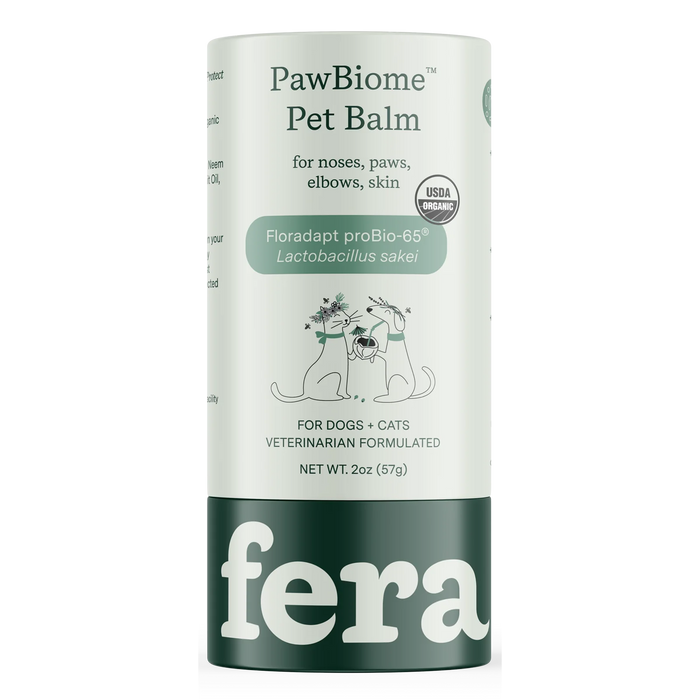 Fera Pet Organics PawBiome Pet Balm For Dogs Cats Hi 5 Paws